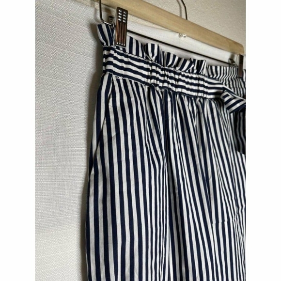 Zara Striped Paperbag Pants - Picture 5 of 6